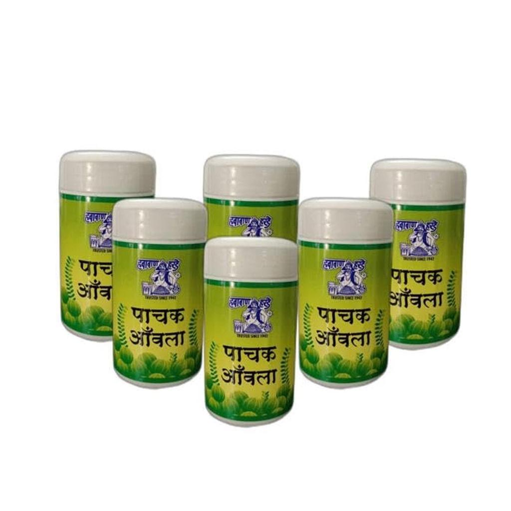 Hawaban Harde Pachak Amla 50 g Digestive Support Tablets Traditional Indian Mouth Freshener Natural Herbal Blend Pack Of 6