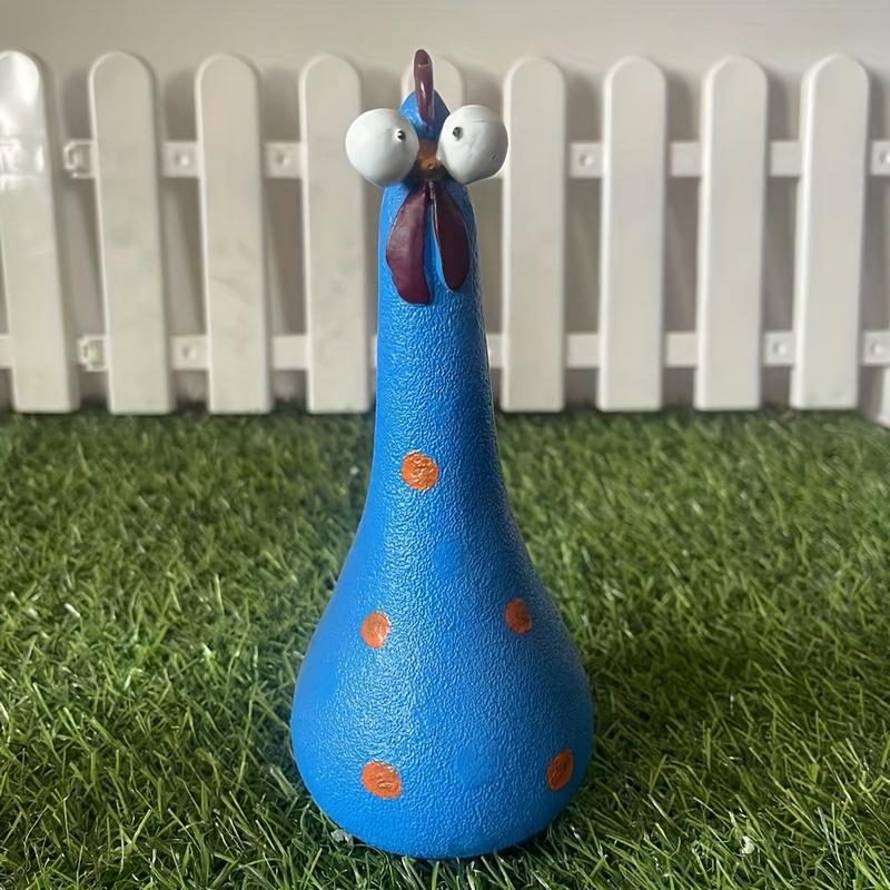 Resin Staring Rooster Decor, Ideal for Halloween, Thanksgiving and Christmas Home Ornament & Gift.