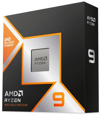 Procesor AMD Ryzen 9 9950X3D cu 16 nuclee.