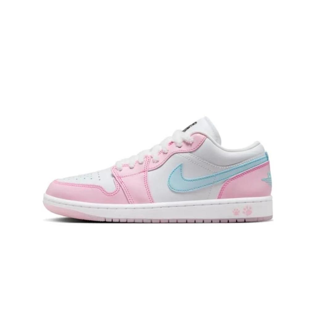 Jordan Air Jordan 1 Vintage Basketball Shoes Women's Low top Blue HM3706-141(Team188-)