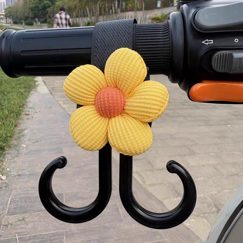 Korean Style Flower Stroller and Scooter Multi-functional Hook for Baby, Dog Walker, Bike, Motorcycle, and Electric Scooter