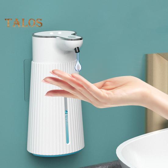 Distribuitor automat de săpun de 400 ml, reîncărcabil, baterie de 500 mAh, montat pe perete, dozator de săpun cu senzor fără atingere, consumabile pentru casă