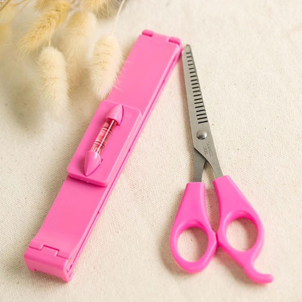 2PCS/Set DIY Tools Makeup Artifact Style Hair Cutting Guide Layers Bang Hair Trimmer Clipper Clip Comb Fringe Cut