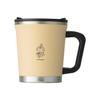 Thermo Mug Stainless Steel Mug with IDDM18IV "I'M DORAEMON" Lid/Double Mug, 300ml, Ivory, Takecopter,