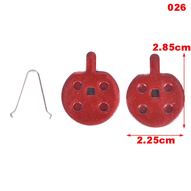 1Pair Mountain Bike Cycling Copper Fiber Metal Disc Brake Pads Bike Accessories