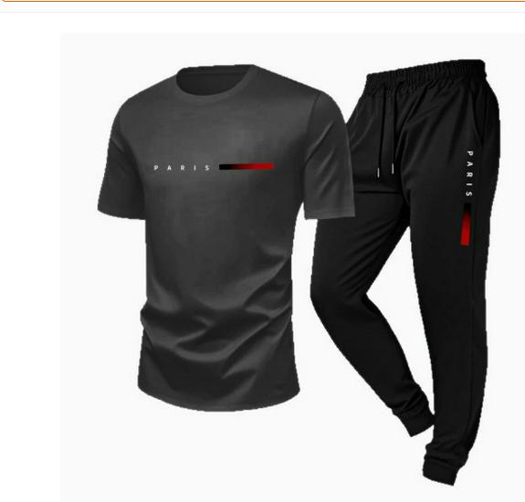 Men's Summer 2025 Outdoor Sports Casual Breathable Two-Piece Suit