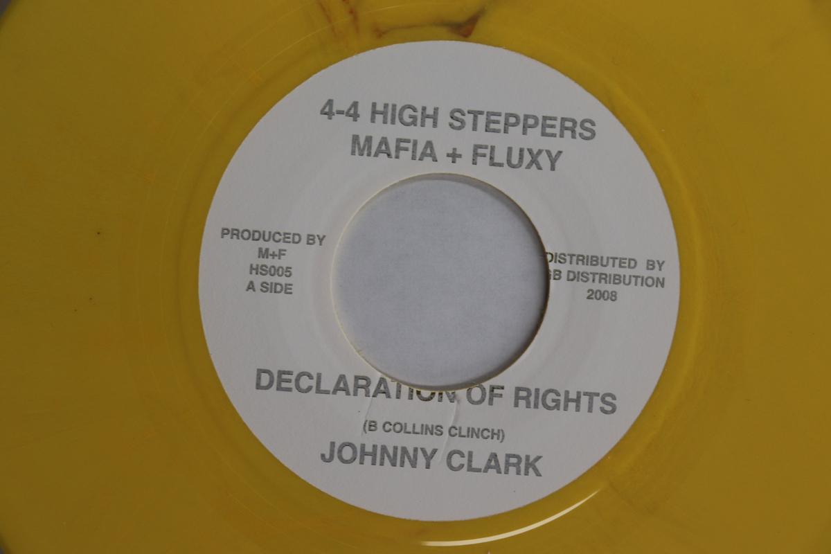 

7inch Record JOHNNY CLARKE / DUB WISE M+F - Declaration Of Rights / Step Of Dec HS005 4-4 HIGH STEPPE 2008 UK Reggae, Ska & Dub Used