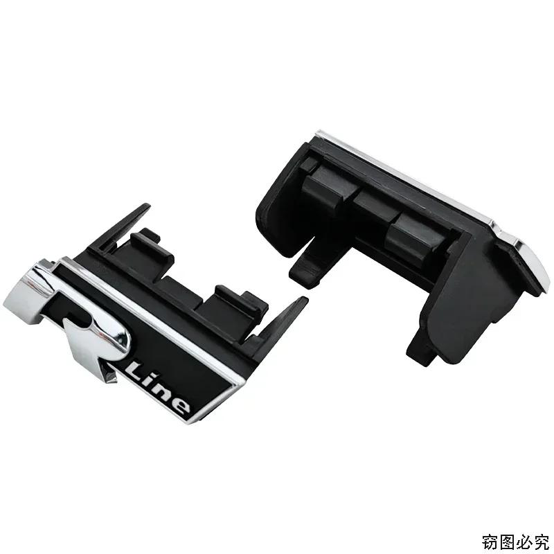 2026 Caldo Per VOLKSWAGEN VW ABS Emblema Distintivo Griglia Anteriore Auto per Volkswagen Golf R Rline Tiguan Touareg Polo GTI CC Passat R36 S