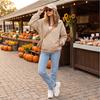 Damenmode Lässige Kapuzenjacke mit Reißverschluss und Leopardenmuster