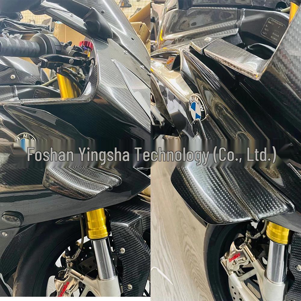 Universal Carbon Fiber Motorcycle Wind Deflector Reducer