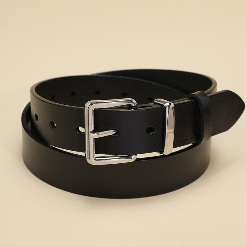 Classic Cowhide Leather Belt Stylish Durable Women Business Casual Accessory