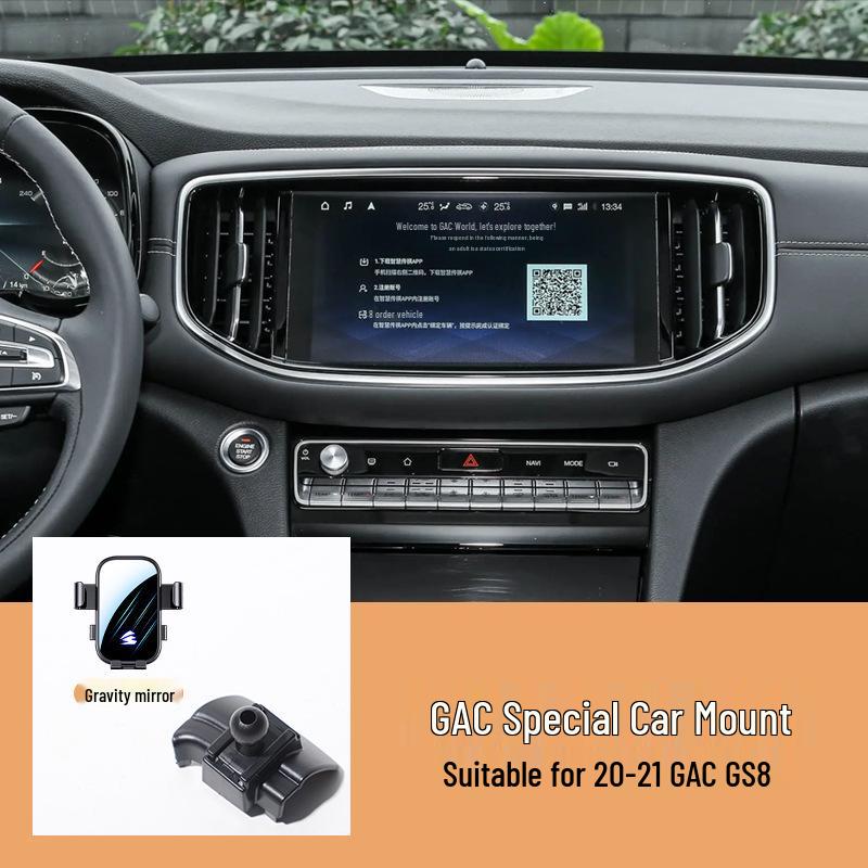 Horizontal Car Phone Holder for GAC GS3/GS4/GA6/GS8/M6/M8 Yingbao