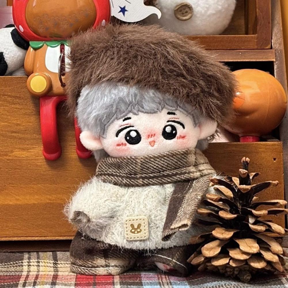 Lamb Sweater 10/20Cm Cotton Doll Clothes Outfit Scarf 10Cm Cotton Doll'S Clothes Cartoon Mini 20Cm Plush Doll Clothes