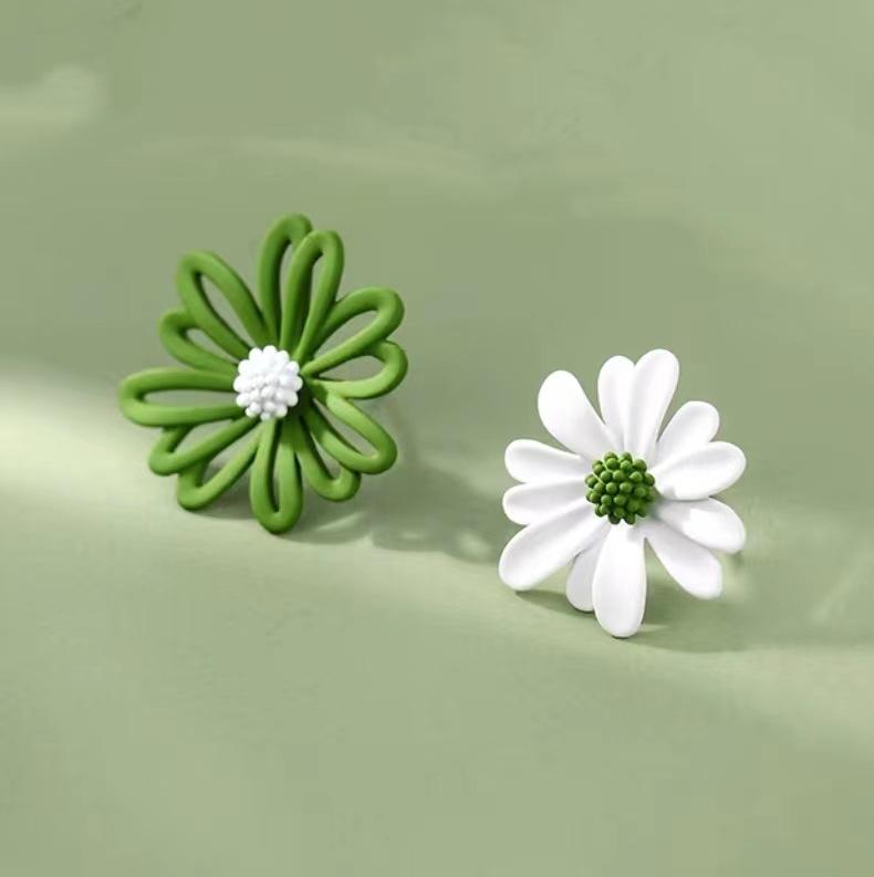 

Серьги-цветы, Милые серьги-пусеты, Элегантные серьги-клипсы