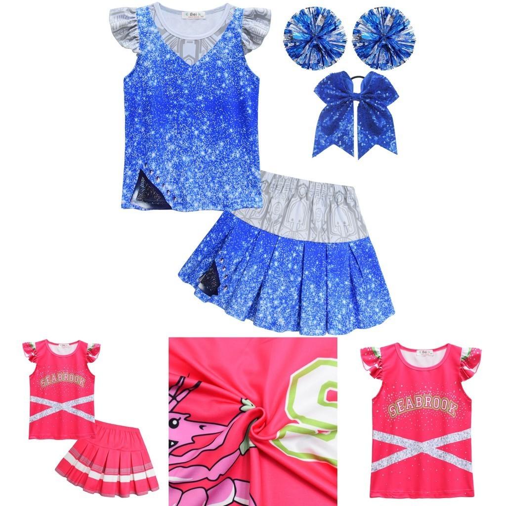 Creepy Zombies 3 Cheerleader Cosplay Costume For Girls Perfect Gift For Halloween
