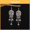 Long Retro Skeleton Earrings With Electroplating For Female Halloween Costume Accessory