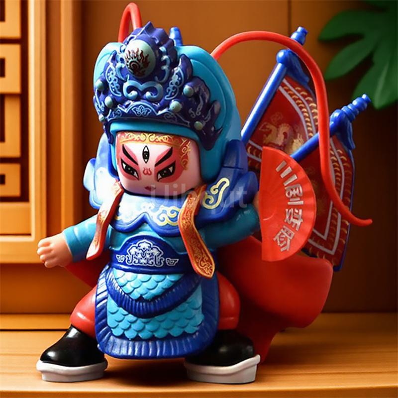 Children's toy doll Special gifts from Chengdu, Sichuan Travel gifts Chinese style dolls Genuine Sichuan Opera Panda Face