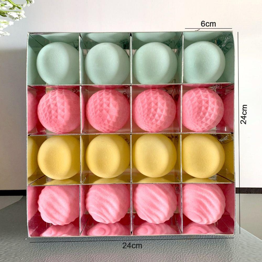 New 6cm Christmas Ball Set Xmas Baubles Flocking Xmas Tree Hanging Pendant Gift Ball Christmas Decorations Xmas Ornament Ball