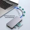 Fast Speed USB C Docking Station with HDTV 8K Support USB3.0 Port Gigabit Ethernet PD100W Fast Charging Card Reader