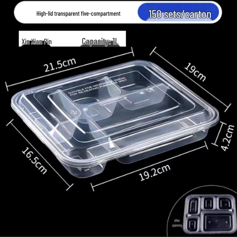 XinXianPin Einweg-Mehrfachbehälter für Lebensmittel
