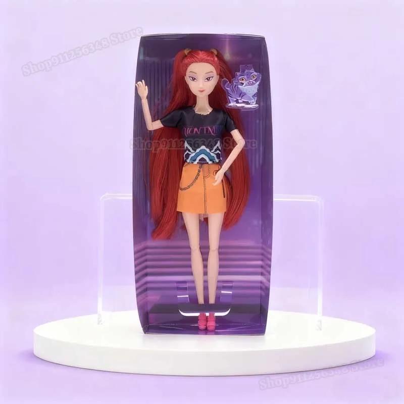 Cartoon Anime K-pop Demon Hunters Doll Kawaii Vinyl Toys Rumi Mira Zoey Action Figures Fans Ornaments Christmas Room Decoration