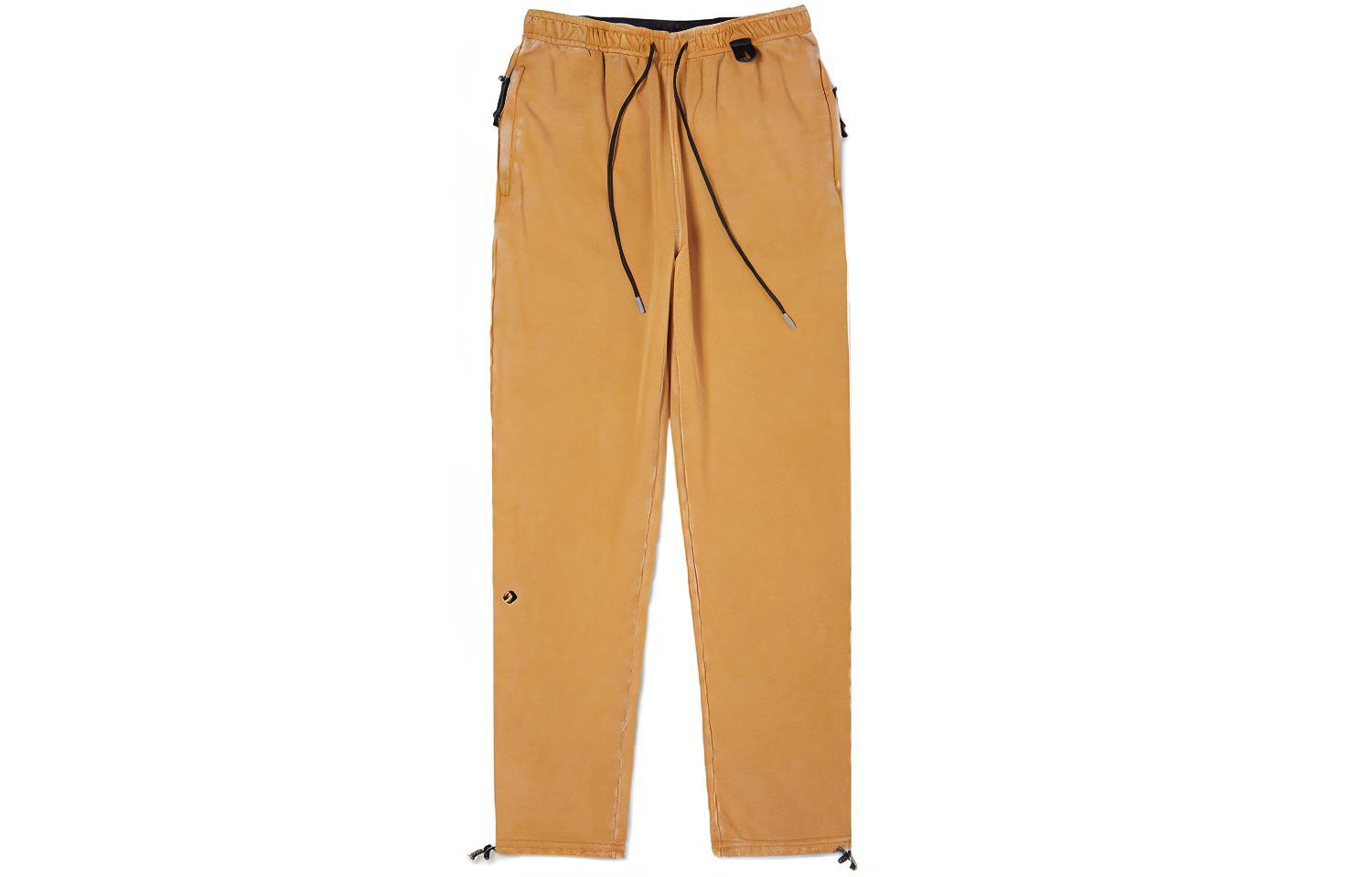 Converse Knitted Sweatpants Unisex Brown Moderate Cuffed Pants 10022723-A01 M