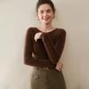 Herfst & Winter Dames 100% Kasjmier Ronde Hals Los Gebreide Pullover Trui