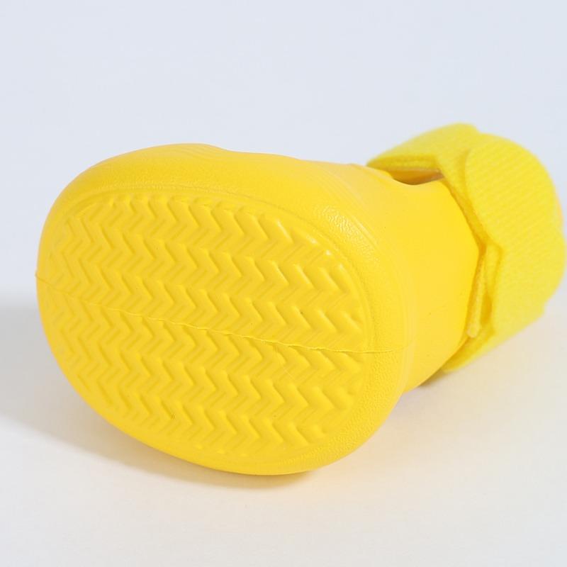 Breathable Dog Shoes Soft EVA Hollow Adjustable Dogs Sandals Waterproof Anti Slip Puppy Boots for Rainy Outdoor Walking Hiking