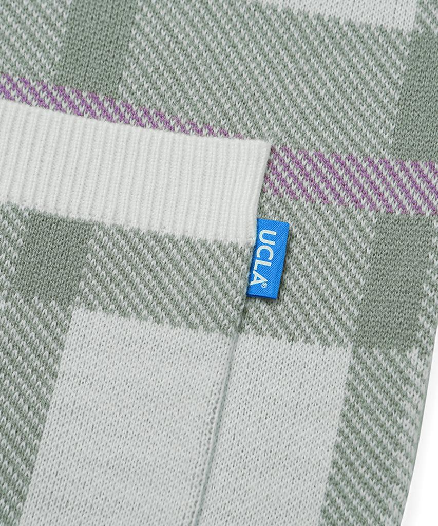 Ucla Check Jacquard Cardigan [Ivory](Uz1Gd01_22)