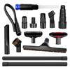 14Pcs Universal Vacuum Attachments & Brushes Kit Flexible Crevice Attachment Tools Vacuum Hose Adapter Kit Replacement