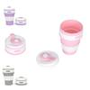 Stabiler 350ml Tragbarer Mini Silikon Faltbarer Kaffeebecher Für Outdoor-Abenteuer