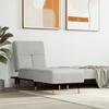 VidaXL Chaise Longue Light Grey Velvet 352808