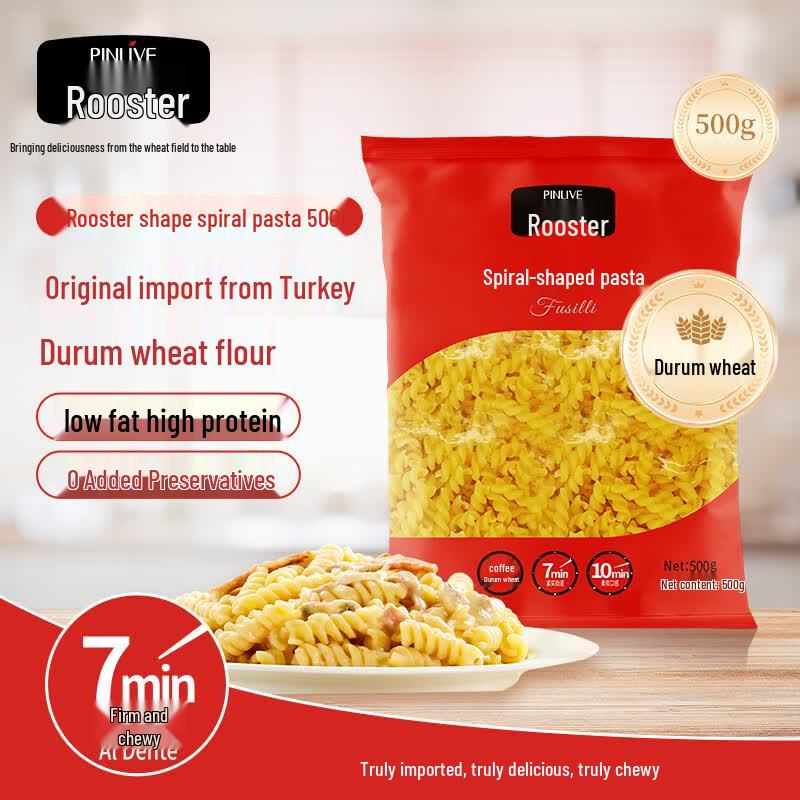 Rooster Turkish Imported Low-Fat Italian Pasta