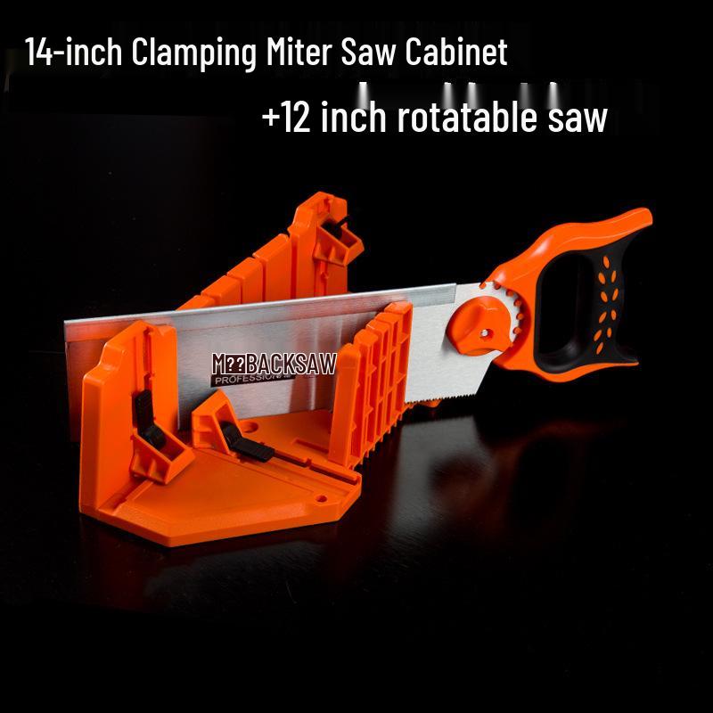 Woodworking Multi-angle Miter Saw with 45° Clamp - Ideal for Precision Cutting