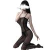 Tearable See-Through Lingerie Set: Tempting Stockings Bodysuit