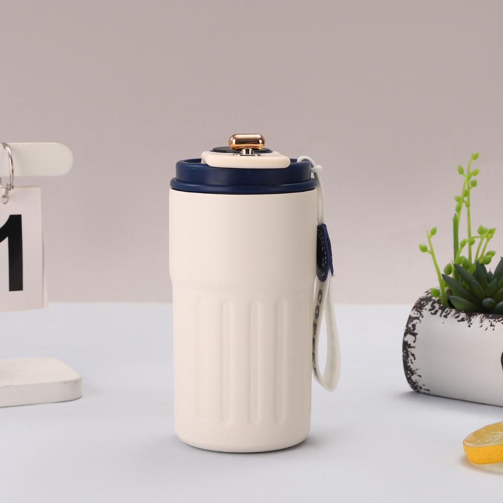 Intelligent temperature display stainless steel thermos cup high value men's and women's accompanying coffee cup portable water cup