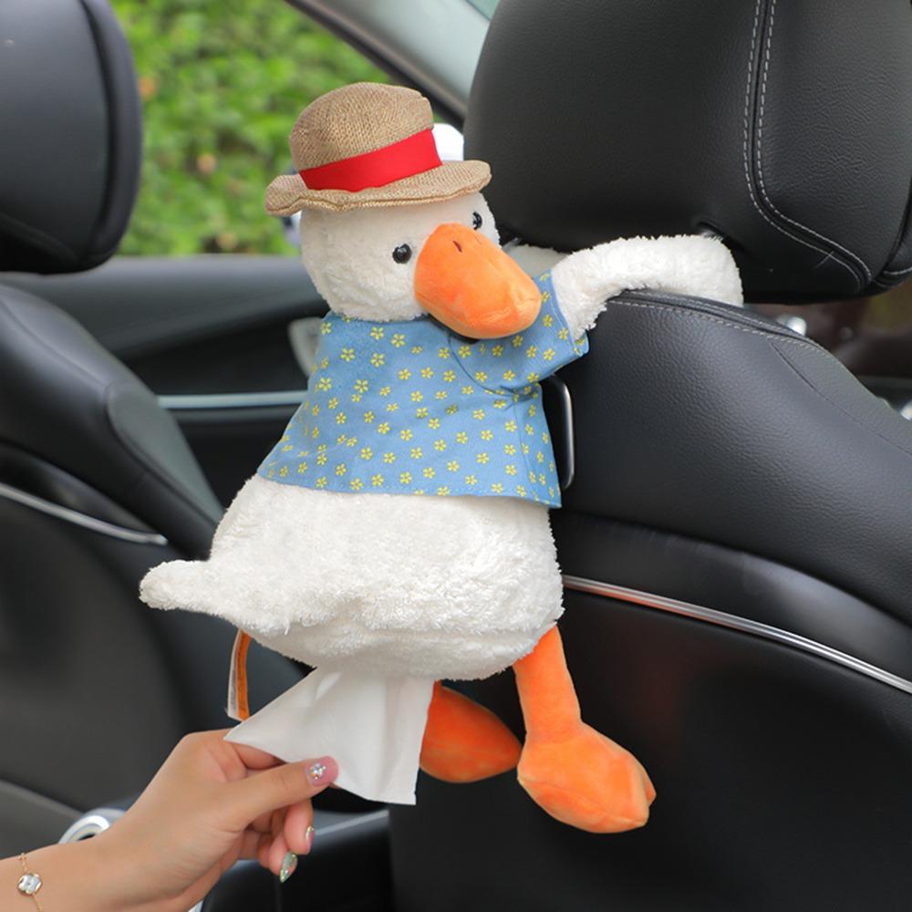 Duck style Hanging Car Tissue Holder Travel vehicle daily convenience supplies