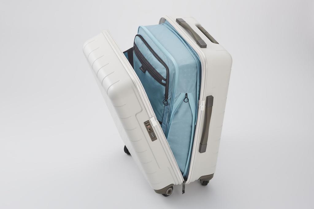 Suitcase M Size 3 Nights 4 Days 4 Nights 5 Days 53L Caster Stopper 10 Year Warranty Made In Japan Carry Case Carry Bag 360G4 Midnight Green [Proteca]