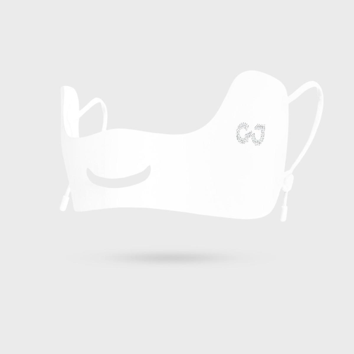 

Summer Ice Silk Sun Protection Mask Breathable Women Mask Canthus Protection Half Face Face Shield for Golf Sports one size белый