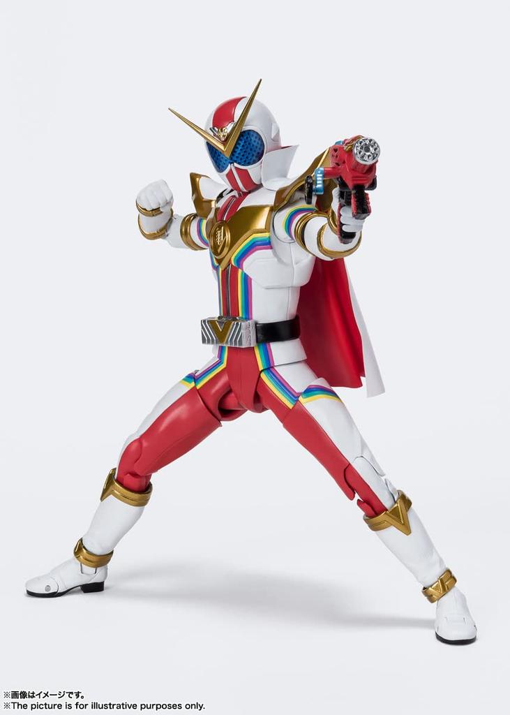 TAMASHII NATIONS Kikai Sentai Zenkaiger Zenkaiser pohyblivá malovaná figurka o velikosti přibližně 145 mm, SHFiguarts PVC/ABS