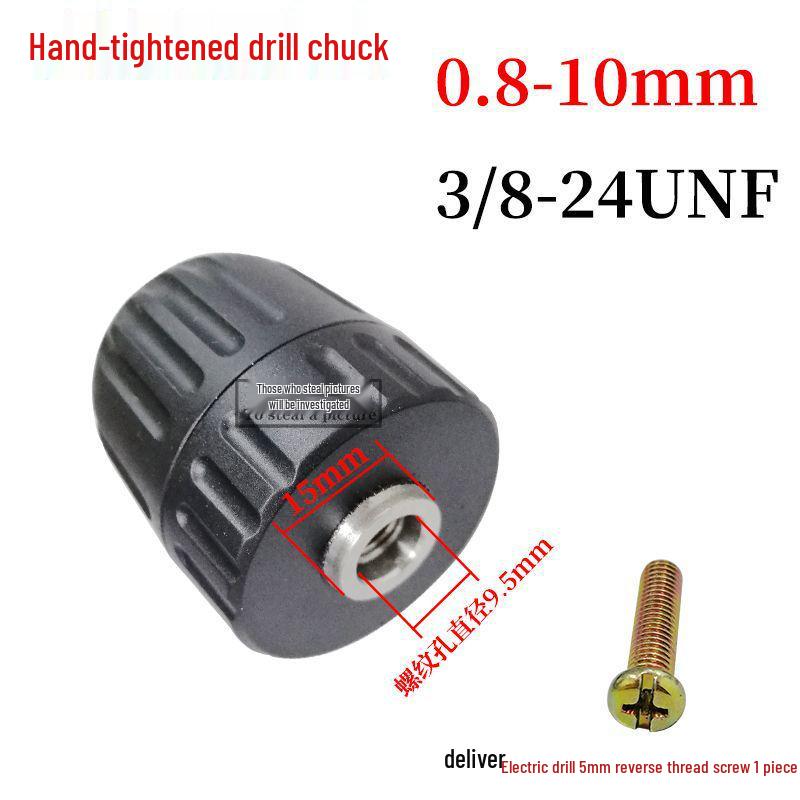 

0.8-10мм Ручной зажимной самоблокирующийся патрон для дрели Аксессуар для электроинструмента