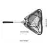 Portable Landing Net with Aluminum Handle Frame Freshwater Fishing Net Folding Fishing Landing Net Gift for Men