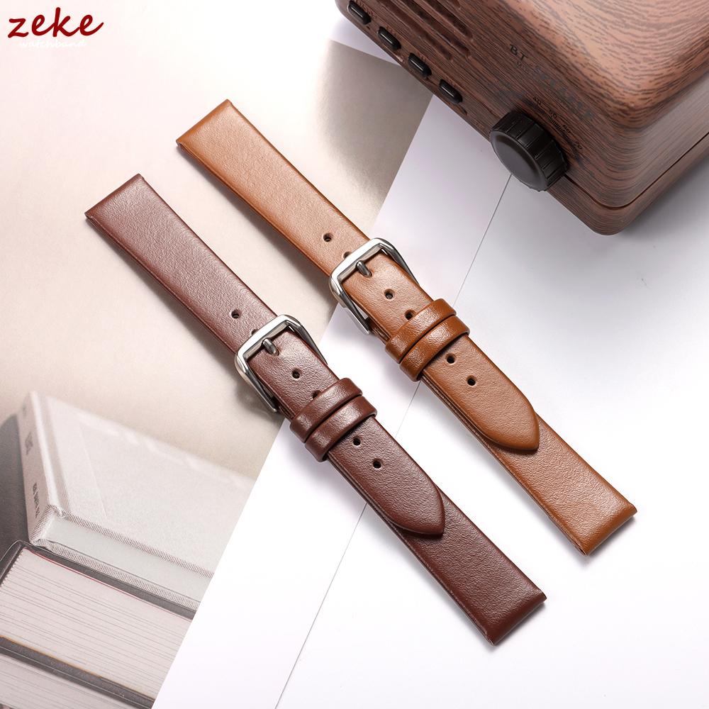Genuine Leather Watch Bracelet Womens Fashion Watchband Wristwatches Mini Band 10mm 12mm 14mm 16mm Red White Color Small Strap