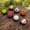 Creative Design 3D Printed Keychain Spherical Button Clicker Keychain  Personal Accessory