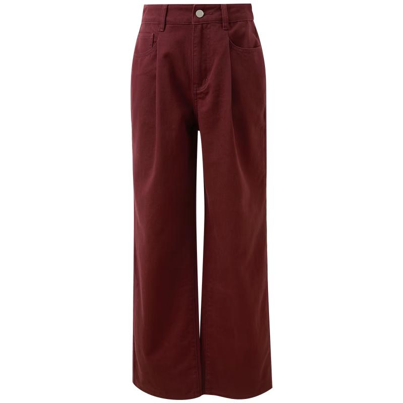 Sancai 2026 Spring Plus Size High-Waist Straight-Leg Pants XL