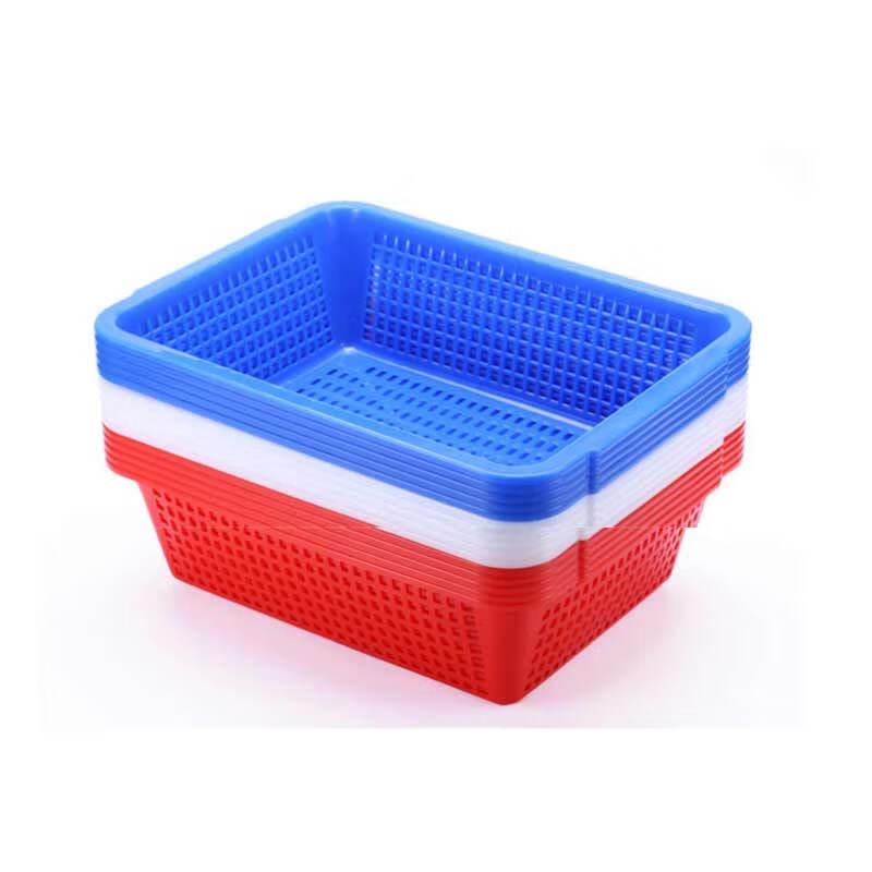 Chahua Thickened Rectangular Kitchen Drain & Wash Baskets, 4-Pack