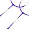 Badminton Durable Badminton Racket Iron Bending School Use Racket, Set, Ultra-Lightweight Alloy, Resistant, (Purple)