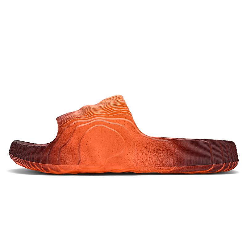 Nieuwe Heren Slippers met Dikke Zool Platform Badkamer Slides Antislip Trend Designer Schoenen Dames Vrouwelijke Muiltjes Slippers Sandalen 45-46 red