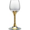 Waterdrop Gold Foil Stemmed Chinese Liquor Glass
