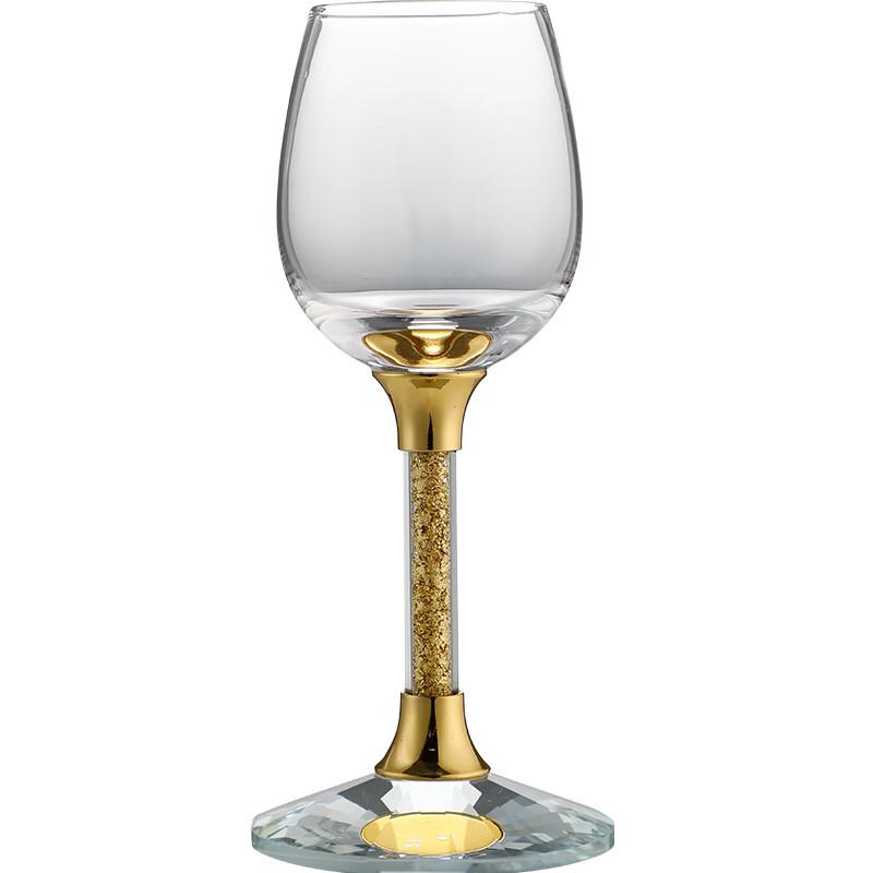 Waterdrop Gold Foil Stemmed Chinese Liquor Glass